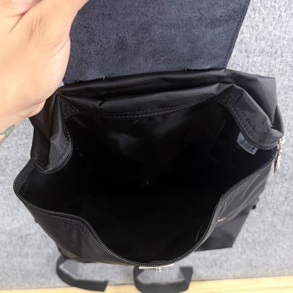 Longchamp Le Pliage Backpack Black Nylon Leather Medium Casual Travel Everyday main image 8